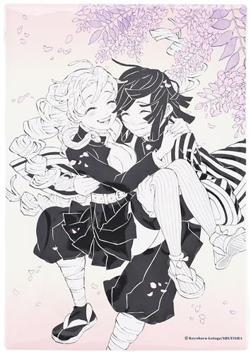 鬼滅の刃 吾峠呼世晴 原画展 デザインアートボード 甘露寺蜜璃&伊黒小芭内