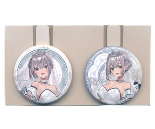 一番くじ ホロライブ ～Wedding Dress Style～ 缶バッジ賞 缶バッジセット 白銀ノエル