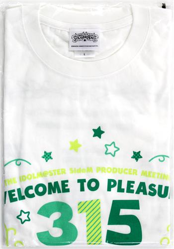 アイドルマスター SideM PRODUCER MEETING WELCOME TO PLEASURE 315 G＠RDEN!!! 公式Tシャツ ホワイト (Lサイズ) 【アイドルマスター SideM PRODUCER MEETING WELCOME TO PLEASURE 315 G＠RDEN!!!】