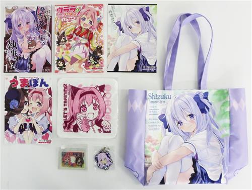 C101新刊セット(家族が俺を残して夜逃げしてしまったので、クラスの陰キャお嬢様の執事になりました 1+ウララといっしょ! ごさつめ☆+電影すけっち+うまぽん 2022 Winter+トートバッグ+ハンドタオル+ラバーストラップ+キャンディポーチ) 【オリジナル作品】[ひづき夜宵][八卦電影城]