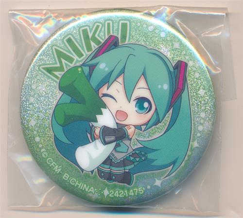 VOCALOID 雪ミクあそーと ガシャポンくじ C賞 缶バッジ 初音ミク B