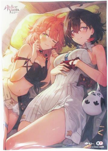 ユミアのアトリエ ～追憶の錬金術士と幻創の地～ A2クリアポスター ユミア・リースフェルト&アイラ・フォン・デューラー 【あみあみ限定特典】