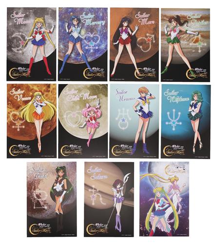 美少女戦士セーラームーン×TeNQ 企画展 Over the Sailor Moon ～宇宙への招待～ ポストカード 11種セット