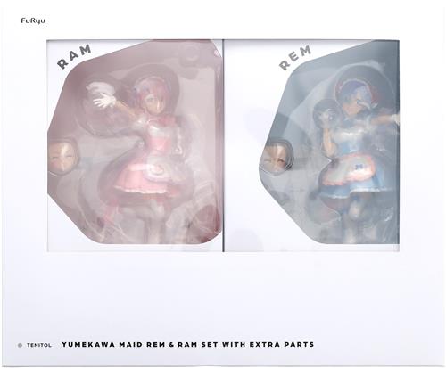 TENITOL Re:ゼロから始める異世界生活 夢かわメイド レム&ラム 特典付きセット 【フィギュア】[フリュー]