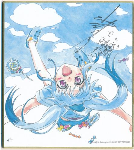 魔法少女リリカルなのは Detonation ミニ色紙 レヴィ 【来場者特典/入場者特典】