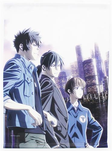 PSYCHO-PASS PSYCHO-PASS展 描き下ろしタペストリー 狡噛慎也&宜野座伸元&常守朱