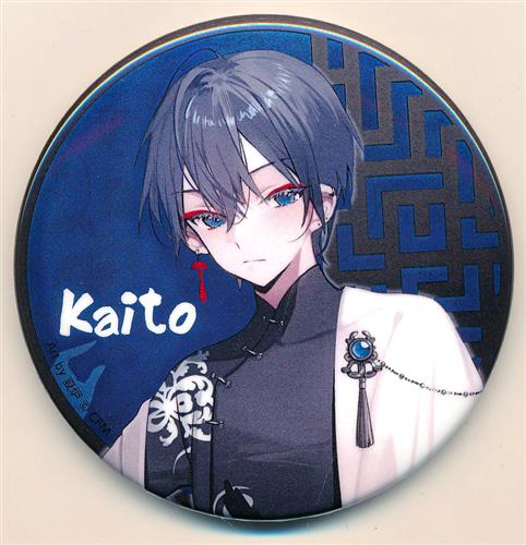 初音ミク 39Culture 2023 EXTRA トレーディング 大き目メタリック缶バッジ KAITO COSPLAY