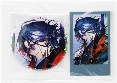 【未開封】にじさんじ 誕生日グッズ2025 箔押し缶バッジ&チェキ風カード 魁星