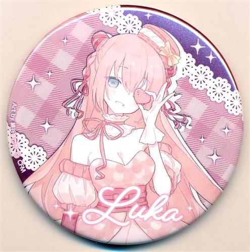 初音ミク 39Culture 2023 EXTRA トレーディング 大き目メタリック缶バッジ 巡音ルカ PARTY