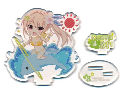 かけぬけ★青春スパーキング! SAGA PLANETS サマーフェスグッズ サガプラヒロインズ 夏だ!水着だ! ミニアクリルフィギュア 鹿島理々