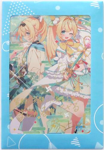 ホロライブ 誕生日記念2024 箔押し複製サイン&メッセージ入りポストカード 風真いろは