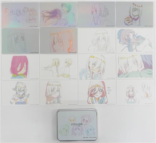 【未開封】五等分の花嫁 アニメ原画展 メモリアルポストカードセット 中野三玖