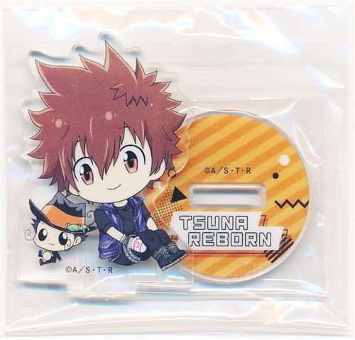 ひこくじONLINE 家庭教師ヒットマンREBORN! -Insieme a un peluche- D-1賞 ミニアクリルスタンド 沢田綱吉&リボーン