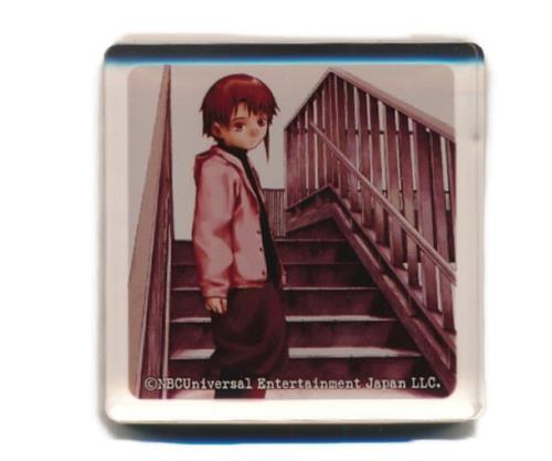 serial experiments lain WEIRD展 トレーディングミニアクリルブロック 岩倉玲音(歩道橋)