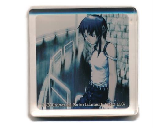 serial experiments lain WEIRD展 トレーディングミニアクリルブロック 岩倉玲音(道路)