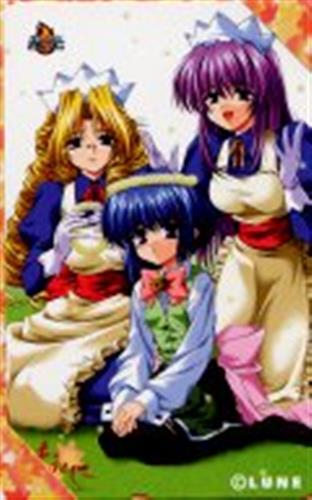 もみじ ｢ワタシ…人形じゃありません…｣ (台紙付) 【テレホンカード】