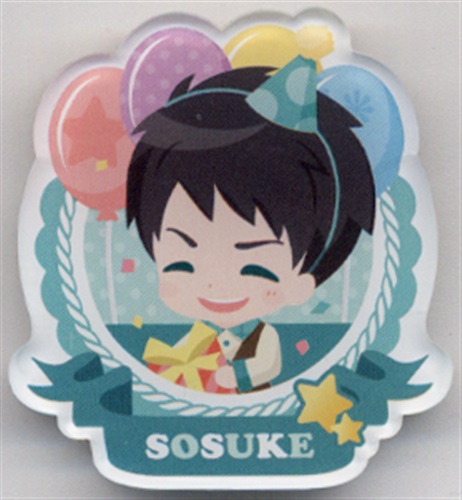 映画 ハイ☆スピード! -Free! Starting Days-×アニメプラザカフェ ハイ☆スピード!Cafe アクリルバッジ vol.2 山崎宗介