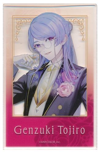 にじさんじ VΔLZ×and GALLERY Collaboration Cafe(バトラーテーマ) トレーディングクリアカード 弦月藤士郎(等身)