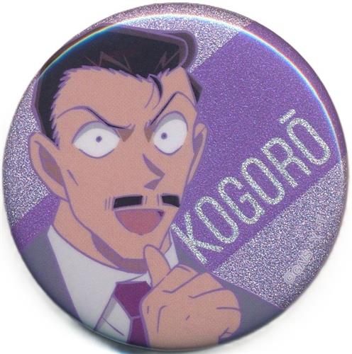 名探偵コナン トレーディングメタリック缶バッジO 毛利小五郎