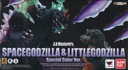 S.H.MonsterArts ゴジラVSスペースゴジラ スペースゴジラ&リトルゴジラ