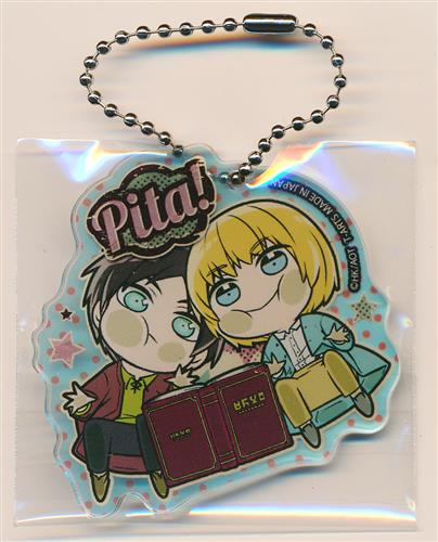 ぴた!でふぉめ 進撃の巨人 Season3 アクリルキーホルダー Vol.2 エレン・イェーガー&アルミン・アルレルト