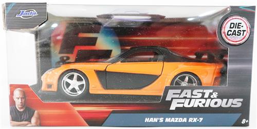 ワイルド・スピード HAN'S Mazda RX-7(オレンジ×ブラック) 【フィギュア】[JADA TOYS] ＜NHYセール特売商品＞