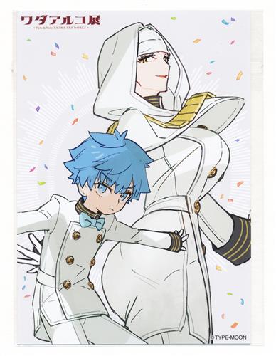 Fate/EXTRA ワダアルコ展 Fate & Fate/EXTRA ART WORKS ブロマイド ハンス・クリスチャン・アンデルセン(キャスター)&殺生院キアラ ＜XmasFセール＞