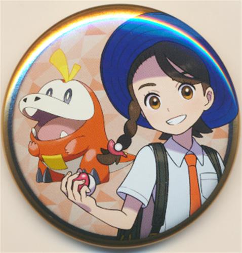 ポケモン☆缶バッジコレクション☆パルデア☆アオイ(主人公)&ホゲータ
