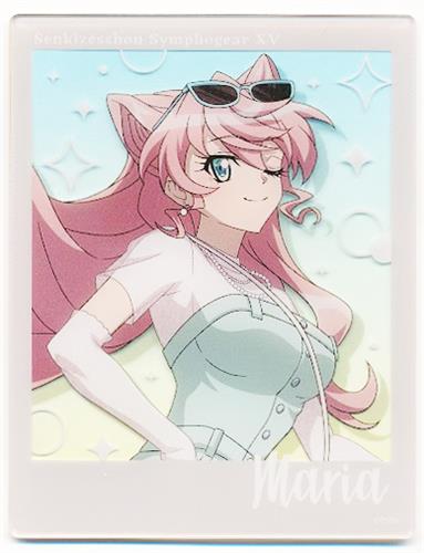 戦姫絶唱シンフォギアXV アクリルカード 03 描き下ろしイラスト マリア・カデンツァヴナ・イヴ