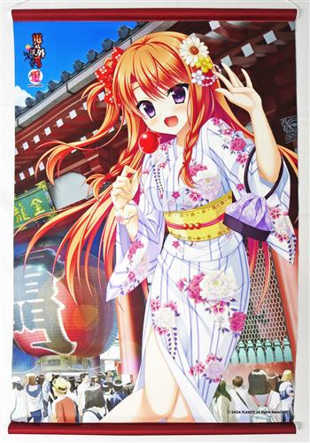 買取価格 200円】 フローラル・フローラブ B2タペストリー 美鳩夏乃