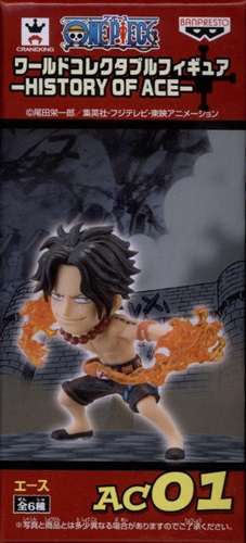 ONE PIECE ワールドコレクタブルフィギュア -HISTORY OF ACE- AC01 ポートガス・D・エース A (能力)