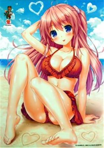 僕と恋するポンコツアクマ。すっごいえっち! B2タペストリー 桐谷梨々愛 (着衣)