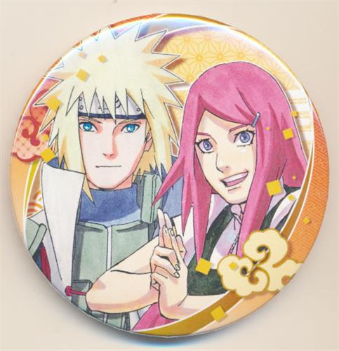 NARUTO-ナルト- コレクション缶バッジ 波風ミナト&うずまきクシナ
