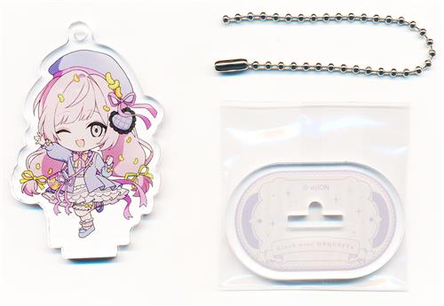 Clock over ORQUESTA ランダムアクリルスタンドキーホルダー (マルイポップアップデフォルメイラスト) 天馬六華