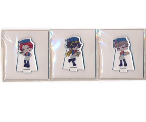 映画 ヒプノシスマイク-Division Rap Battle-×かっぱ寿司 ミニアクリルスタンド Bad Ass Temple 波羅夷空却(Evil Monk)&四十物十四(14th Moon)&天国獄(Heaven & Hell)