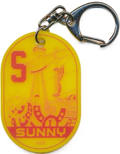 ONE PIECE 連載26周年記念 イニシャルアクリルキーホルダー Bセット サウザンド・サニー号