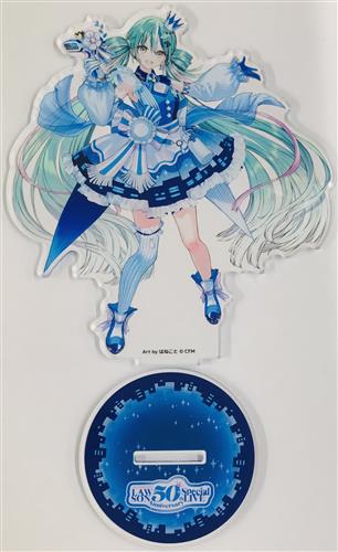 初音ミク LAWSON 50th Anniversary Special LIVE ビッグアクリルスタンド 初音ミク KV ver.