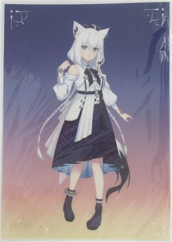 ホロライブ Blue Journey / 水たまり ジャケットイラストソロA3クリアポスター 白上フブキ 【UNIVERSAL MUSIC STORE盤 CD内容物】