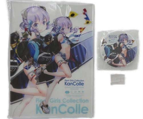 艦隊これくしょん -艦これ- 水着mode 公式アクリルボード & 大型インテリアマルチ缶バッジセット Langley(ラングレー)