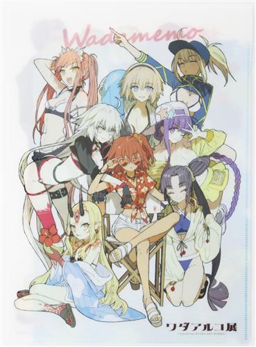 Fate/EXTRA ワダアルコ展 Fate & Fate/EXTRA ART WORKS ダブルポケットクリアファイル A