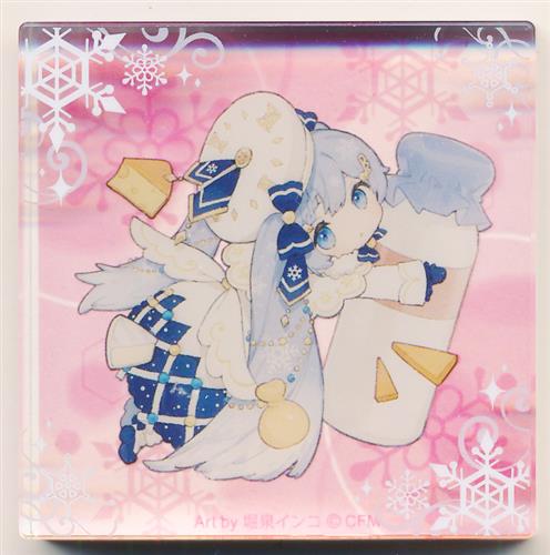 初音ミク 雪ミク AS ミニアクリルブロック 2021 (堀泉インコ) 雪ミク