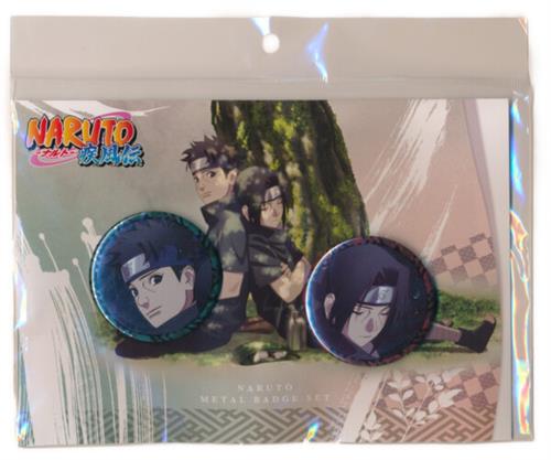 NARUTO-ナルト- 疾風伝 メタルバッジセット(缶バッジ) 縁シリーズ ITACHI2024 うちはイタチ&うちはシスイ