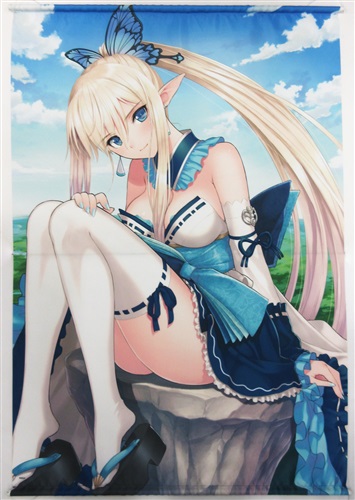 シャイニング・ヒロインズ B1サイズタペストリー 「清流と戯れる蒼き妖精」 キリカ・トワ・アルマ