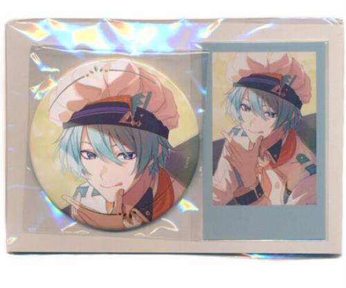 にじさんじ 誕生日グッズ2025 箔押し缶バッジ&チェキ風カード 渚トラウト