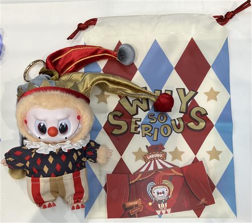 POPMART WHY SO SERIOUS シリーズ ぬいぐるみペンダント Moonlit Mask【スーパーシークレット】