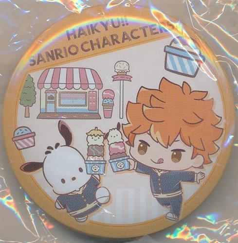 ハイキュー!!×サンリオキャラクターズ POPUP STORE in PARCO トレーディング缶バッジ 日向翔陽×ポチャッコ(ノーマル)