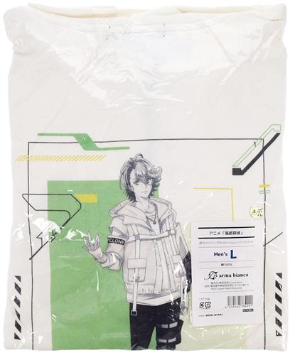 風都探偵 バックプリントジップパーカー 描き下ろしイラスト タクティカルファッションver. フィリップ (メンズLサイズ)