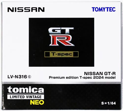 トミカリミテッドヴィンテージNEO LV-N316c NISSAN GT-R Premium edition T-spec 2024 model (白) 【フィギュア】[トミーテック]