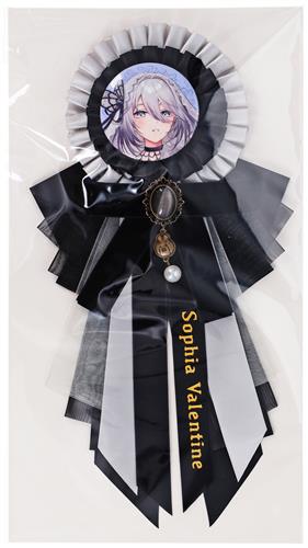 にじさんじ Gothic Night NIJISANJI HALLOWEEN 2025 缶バッジ付きロゼット ソフィア・ヴァレンタイン
