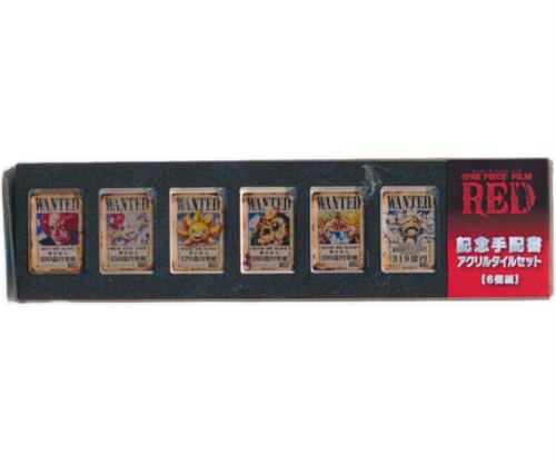 ONE PIECE FILM RED 記念手配書アクリルタイルセット(6個組)